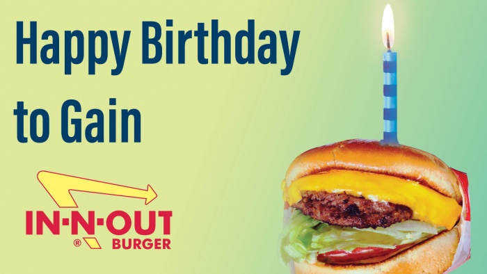 happy birthday to gain in-n-out burger