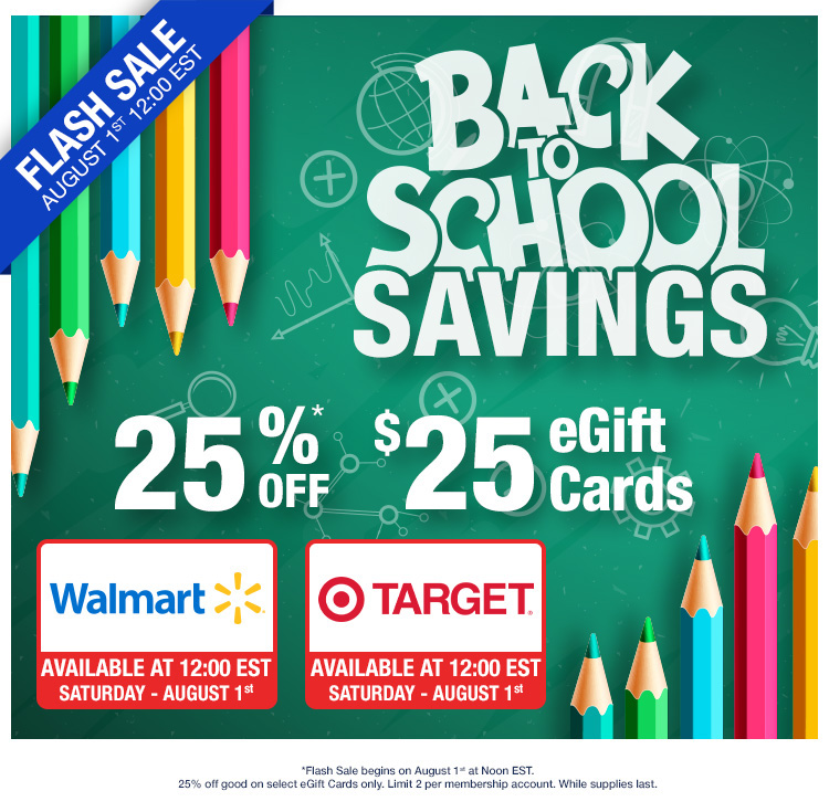 Back to School Savings