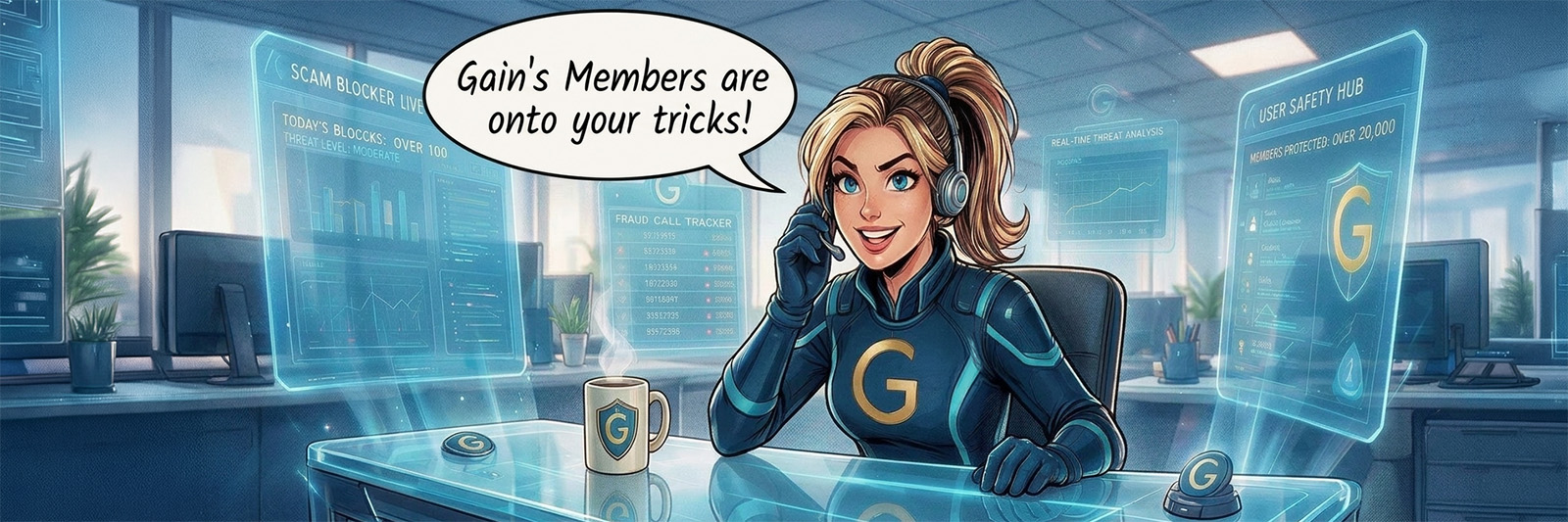 Gain's Members are onto your tricks!