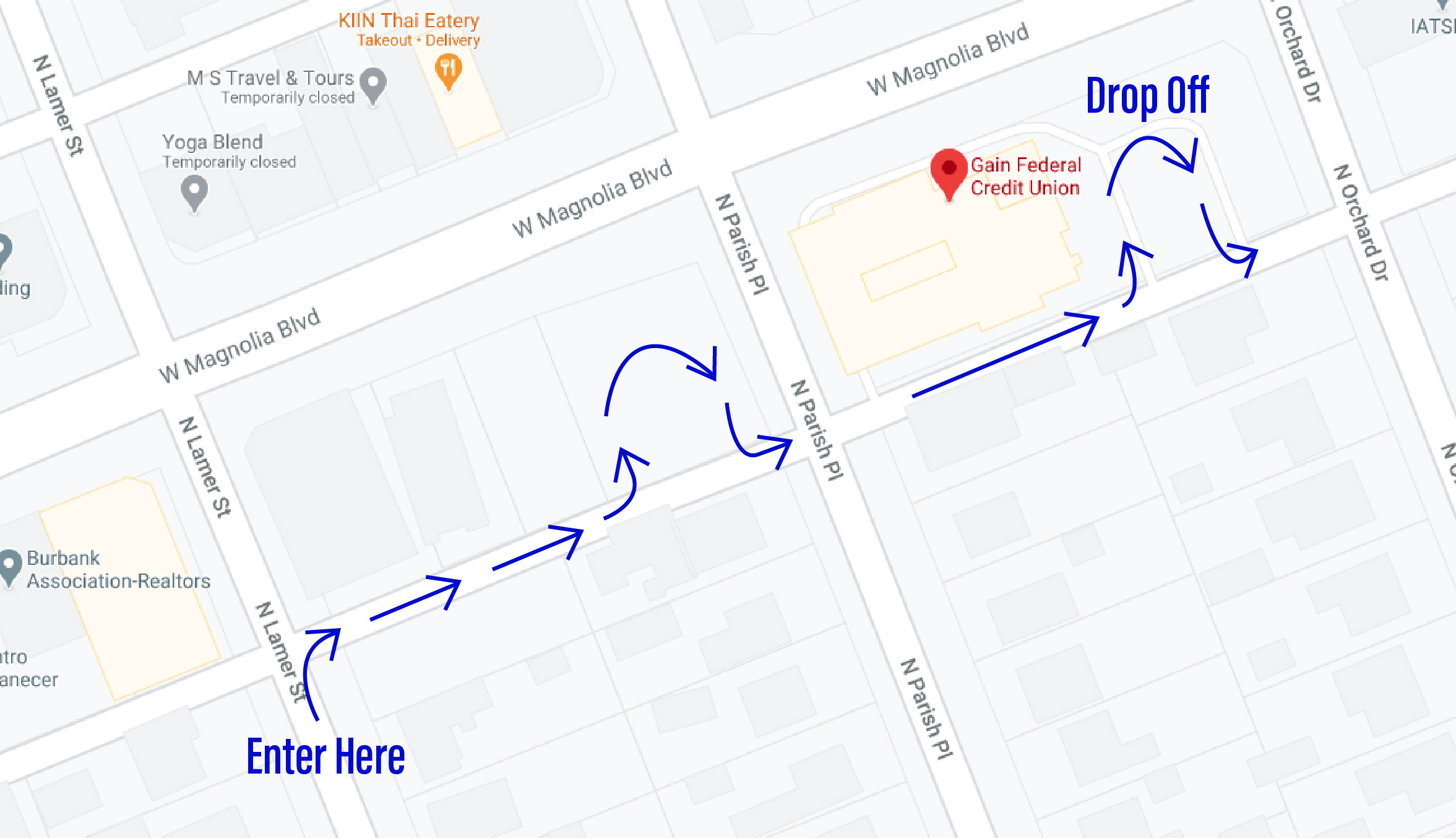 driving directions map