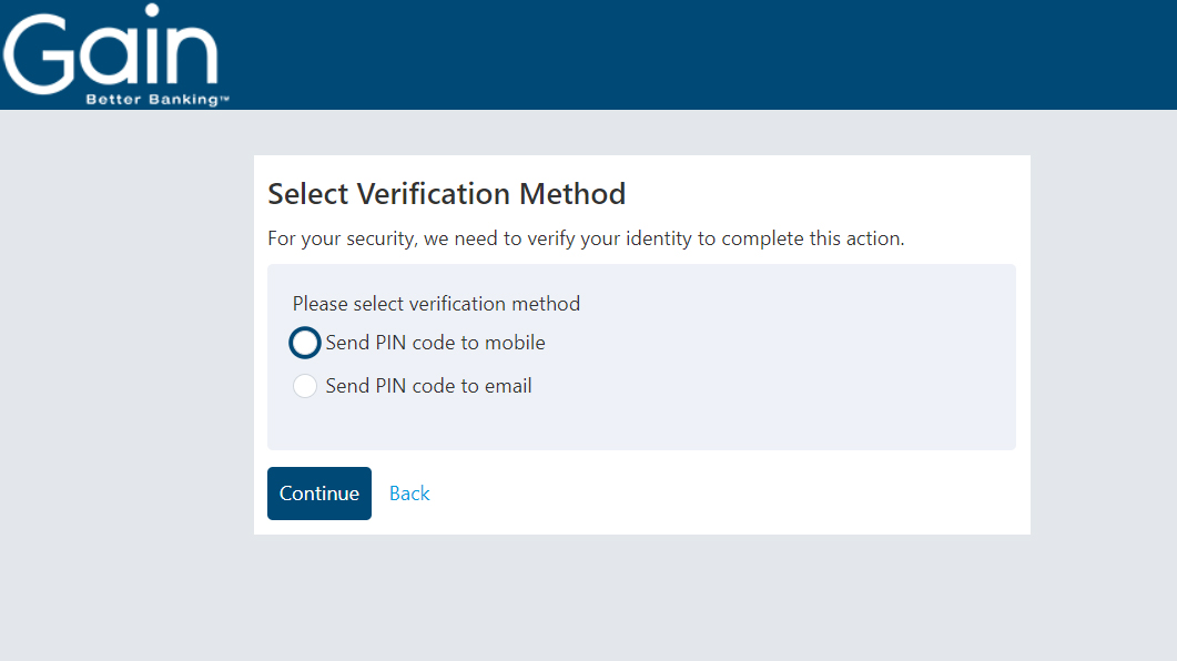 step seven point one of registering for online banking