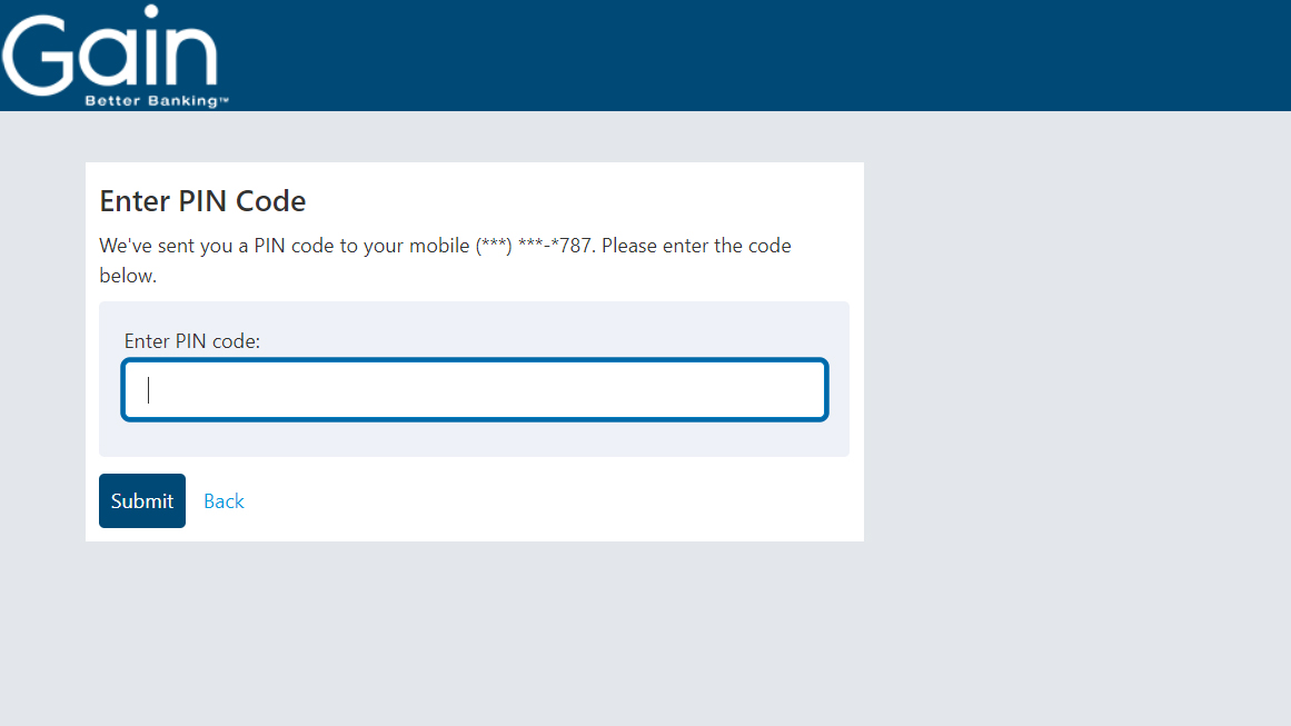 step seven point two of registering for online banking