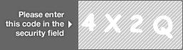 captcha code for visual authentication  number 4 letter X number 2 letter Q