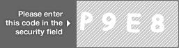 captcha code for visual authentication  letter P number 9 letter E number 8