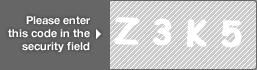 captcha code for visual authentication  letter Z number 3 letter K number 5