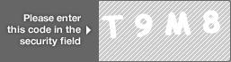 captcha code for visual authentication  letter T number 9 letter M number 8